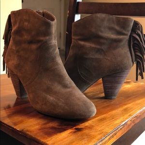 Jessica Simpson Western Suede Booties